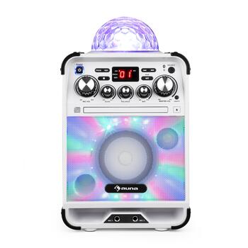 Система караоке со светомузыкой AUNA Rockstar LED (белый)