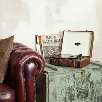 Ретро-проигрыватель AUNA Jerry Lee LP USB