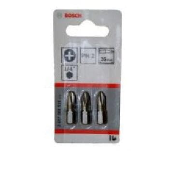 Комплект бит BOSCH PH3-25мм (3шт)