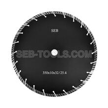 Алмаз SEB d350/10/32/25.4 турбо/сегмент (широкий сегмент) Алмаз SEB d350/10/32/25.4 турбо/сегмент (широкий сегмент)