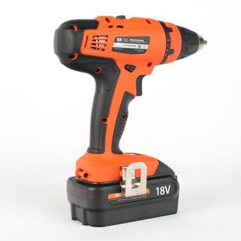 Дрель-шуруповерт аккумуляторная PATRIOT BR 180, две батареи NiCd,18V,1.5 Ah, 39 Нм, большой кейс, за