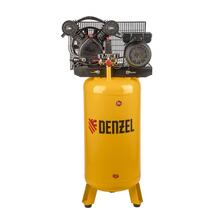 Компрессор DRV2200/100V, масляный ременный, с вертик. ресивером, 10 бар, произв. 440 л/м,  2,2 кВт Denzel