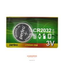 Батарейка Perfeo CR2032 BL-5 (5/60)	(1шт)