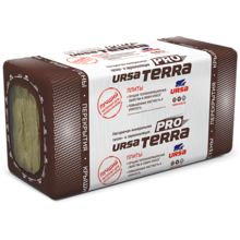Минеральная вата URSA TERRA PRO 34 PN 1000х610х50 мм (уп.5 листов)