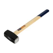 Кувалда кованая, 3кг ТУНДРА, удлиненная деревянная рукоятка Кувалда кованая, 3кг ТУНДРА, удлиненная деревянная рукоятка
