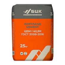 Цемент  БЦК I 42,5 Н ТУ  25 кг