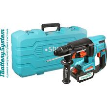 Перфоратор аккум б/щ Sturm!, 18В, 1BatterySystem, 3.2Дж, 3+1реж, 1x4.0Ач ,ЗУ, кейс Перфоратор аккум б/щ Sturm!, 18В, 1BatterySystem, 3.2Дж, 3+1реж, 1x4.0Ач ,ЗУ, кейс
